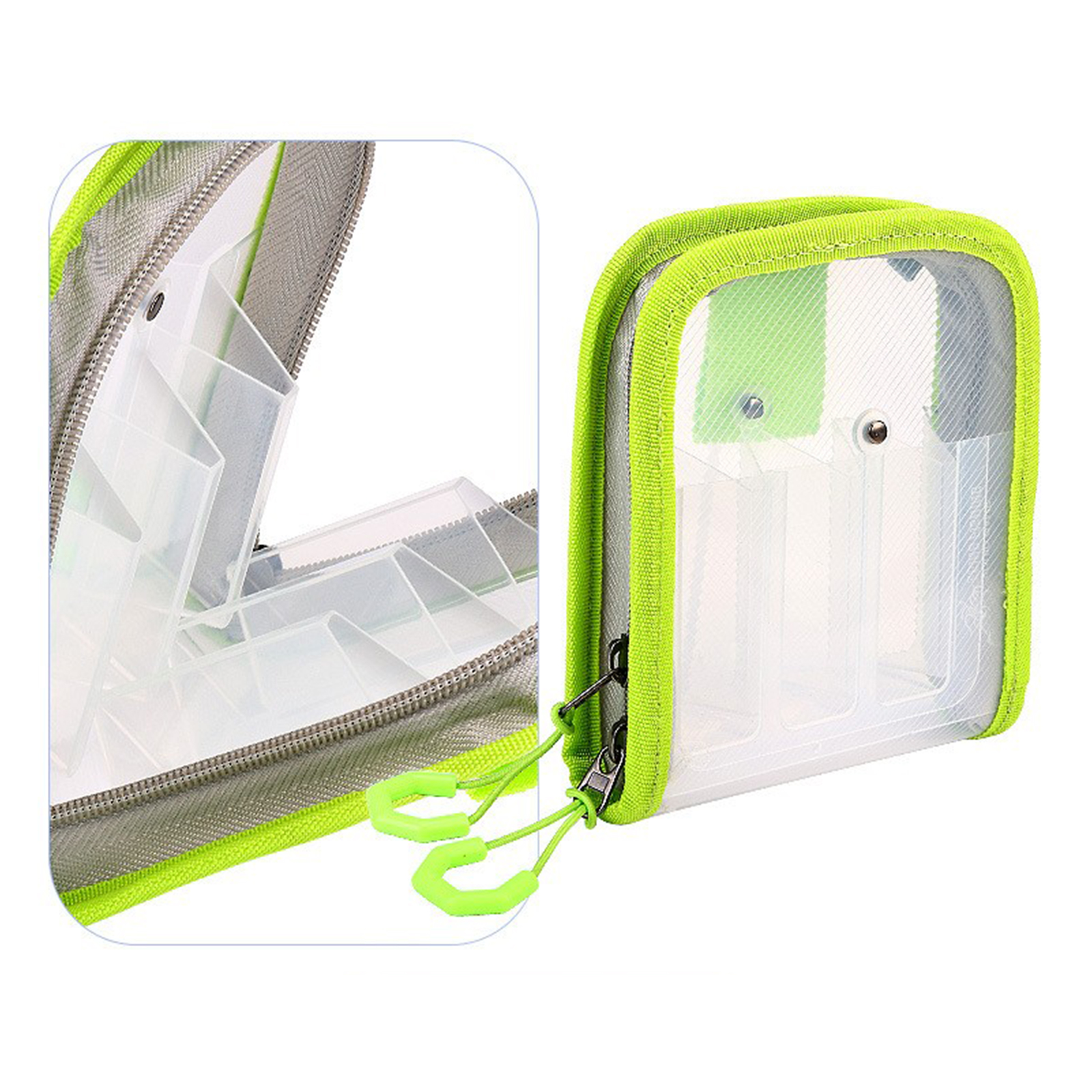 Fishing Lure Jig - 6 Grid Fishing Lure Storage Bag