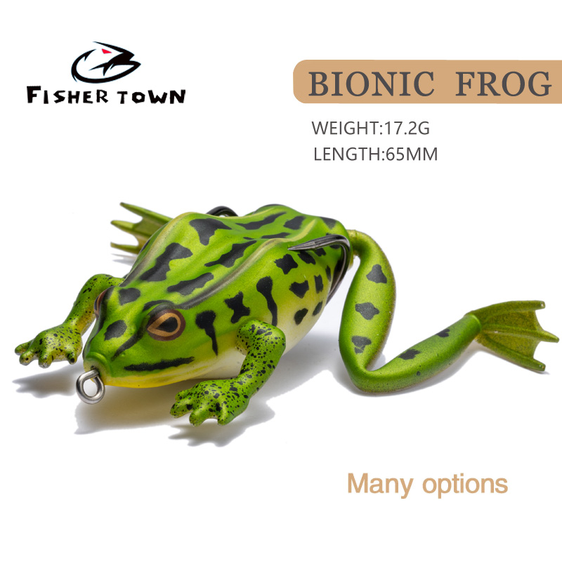 Fishing Lure Soft Plastic - FT Frog Type Topwater Lure Silicone