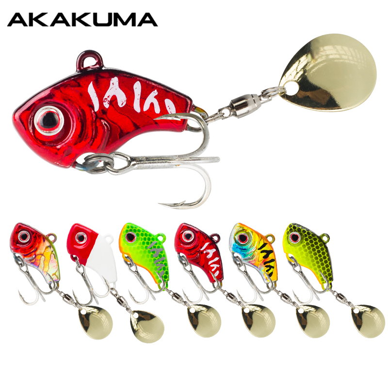 Fishing Lure Making Kit - 6PC 5g/7g/10g/14g/20g Rotating Metal Vib Sinking