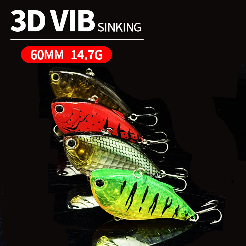 60mm 14.7g Sinking VIB Fishing - Fishing Lure Jerkbait incelemesi ve fiyatı
