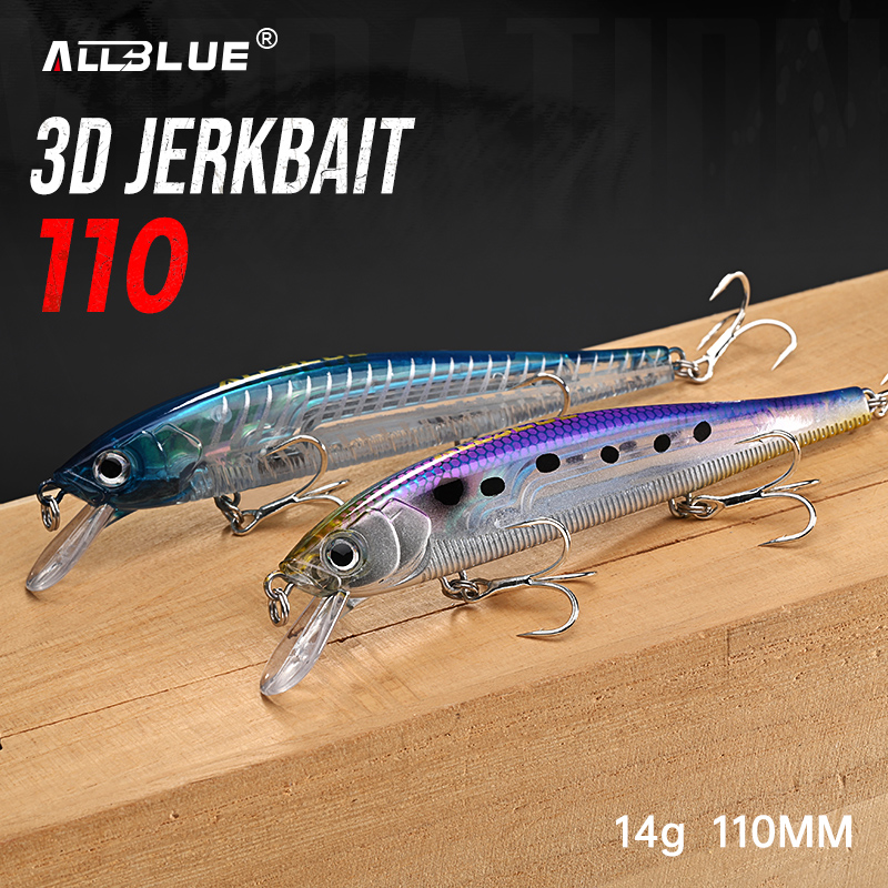 ALLBLUE 3D Jerkbait Wobbler Fi - Fishing Lure Jerkbait incelemesi ve fiyatı