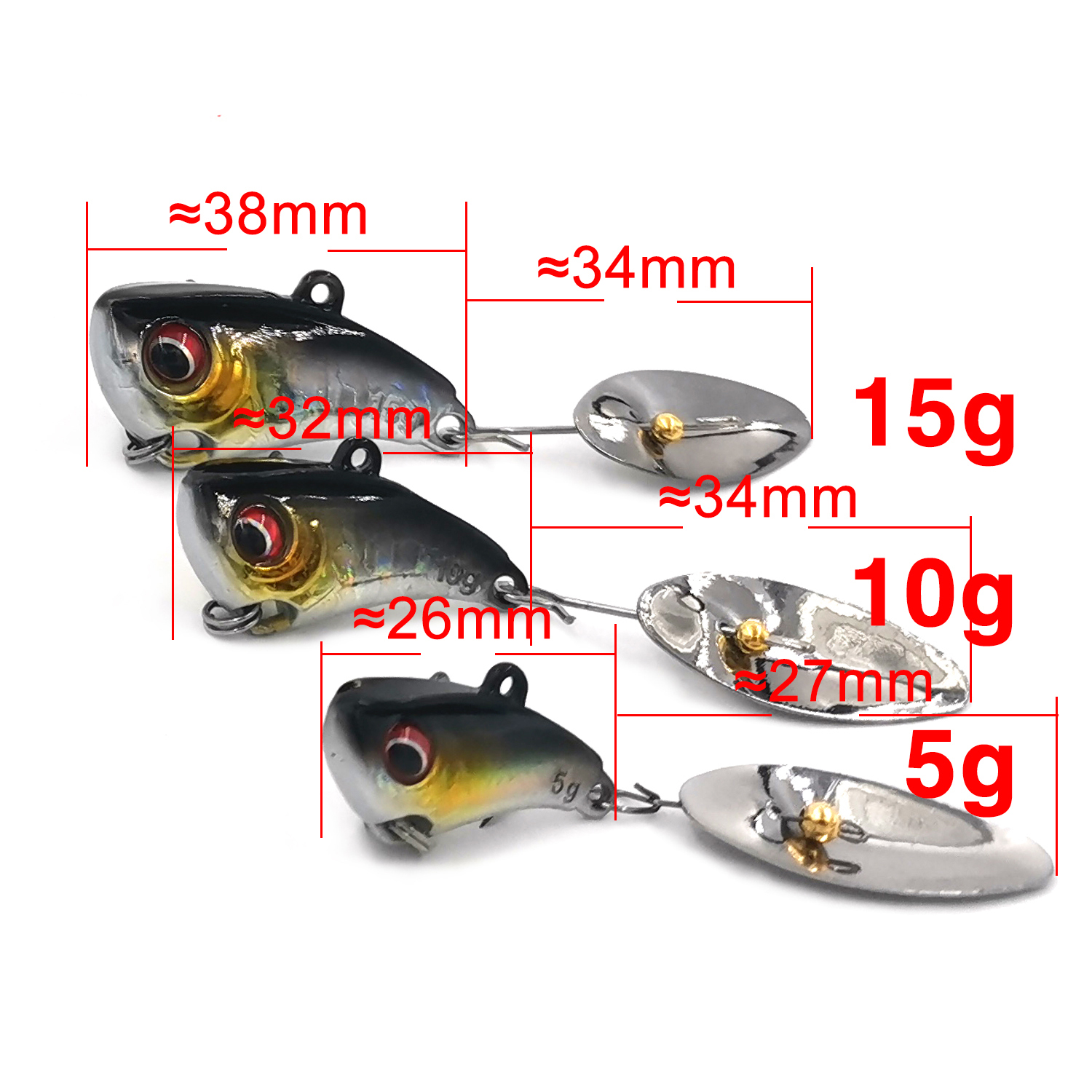 Thetime MCE27 5g Mini Metal VI - Fishing Lure Crankbait incelemesi ve fiyatı