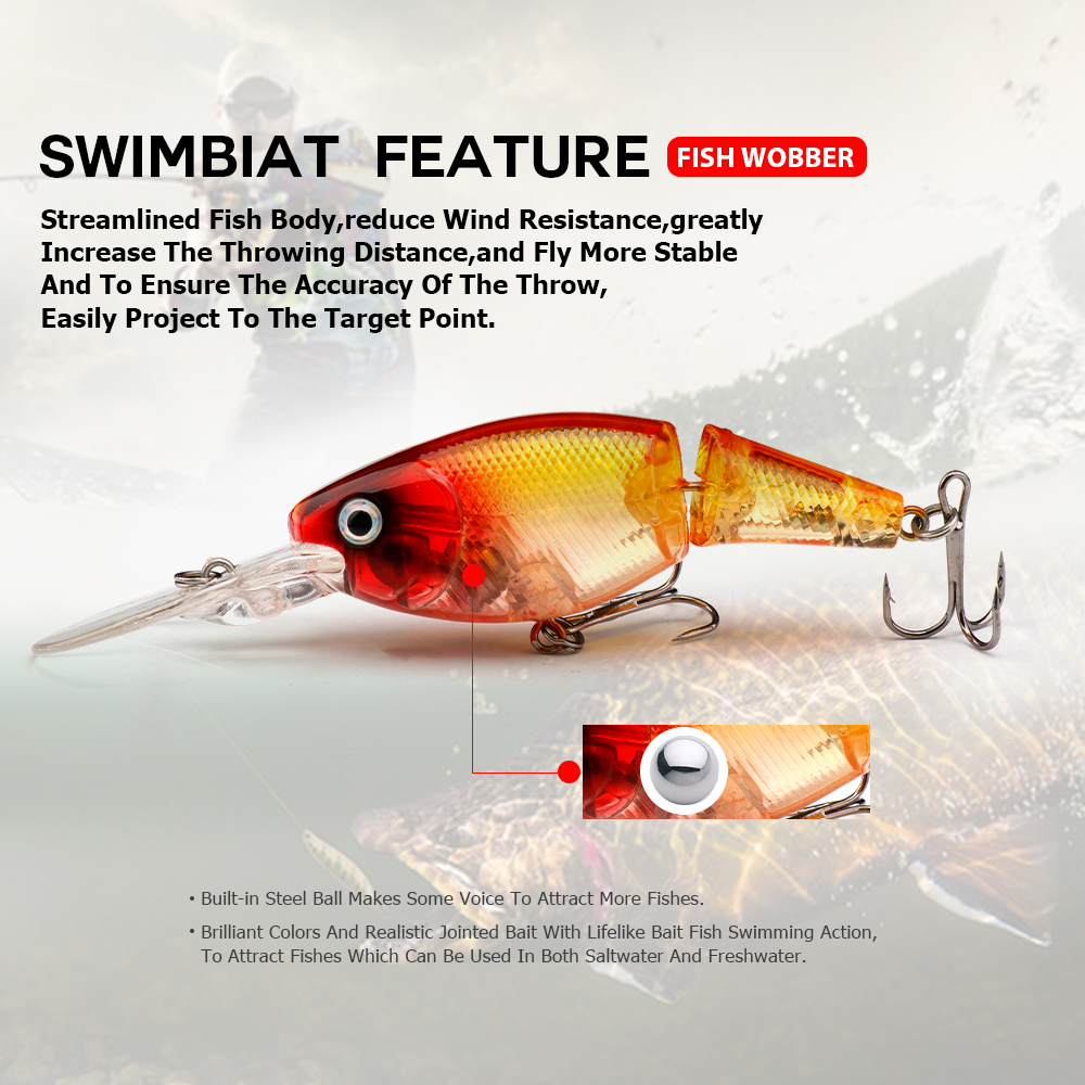 Agoie Deep Diving Crankbaits J - Fishing Lure Popper incelemesi ve fiyatı
