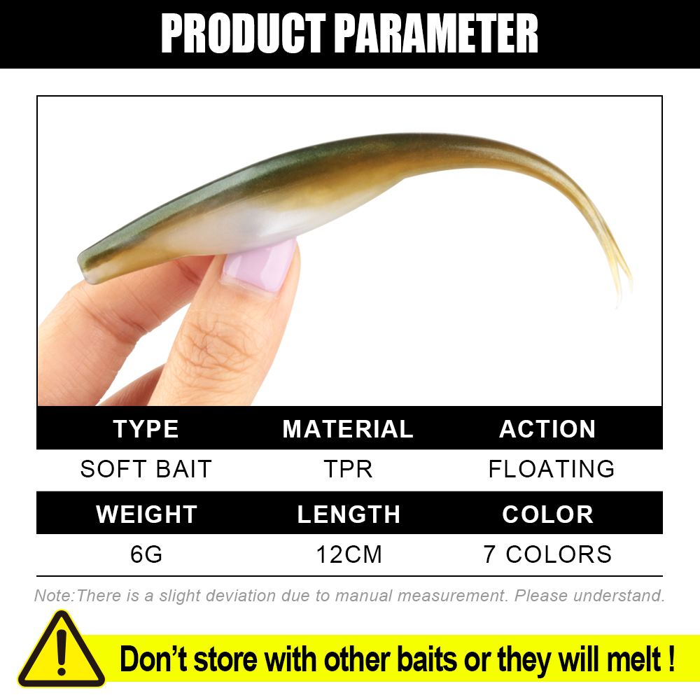 Spinpoler Jerk shad Floating T - Fishing Lure Soft Plastic incelemesi ve fiyatı