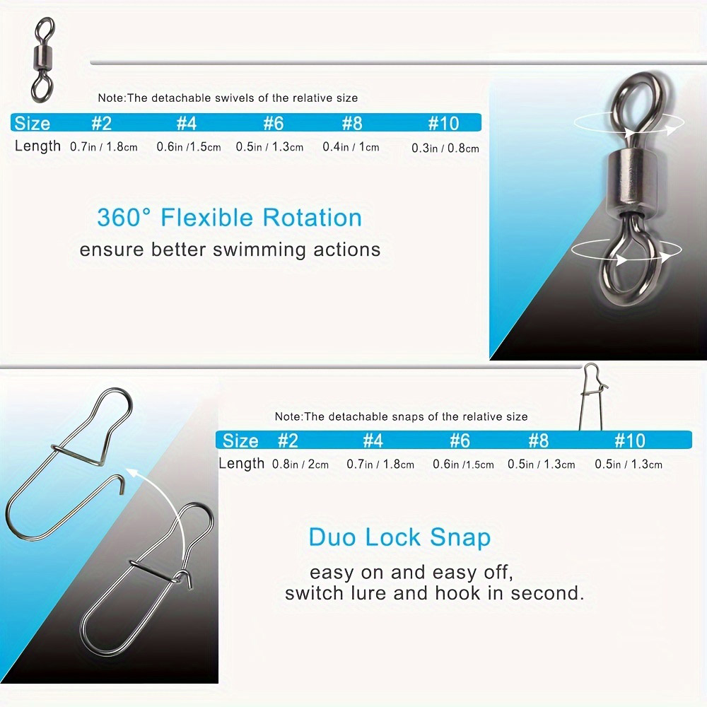 95/210 PCS Set Fishing Connect - Fishing Lure Kit incelemesi ve fiyatı