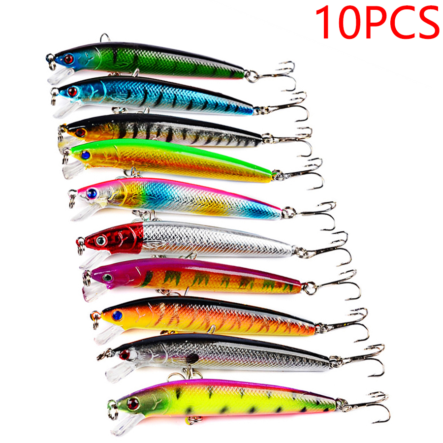 10PCS Jerkbait Minnow Swimbait - Fishing Lure Jerkbait incelemesi ve fiyatı