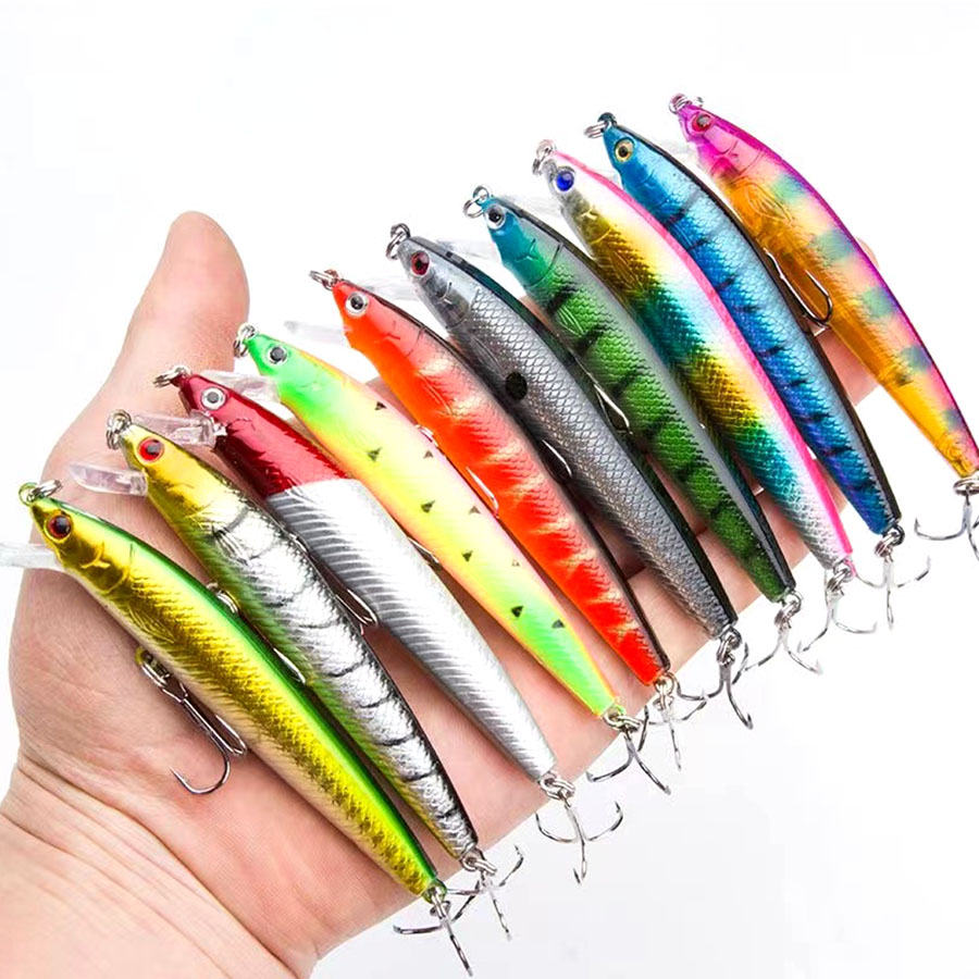 10PCS Jerkbait Minnow Swimbait - Fishing Lure Jerkbait incelemesi ve fiyatı