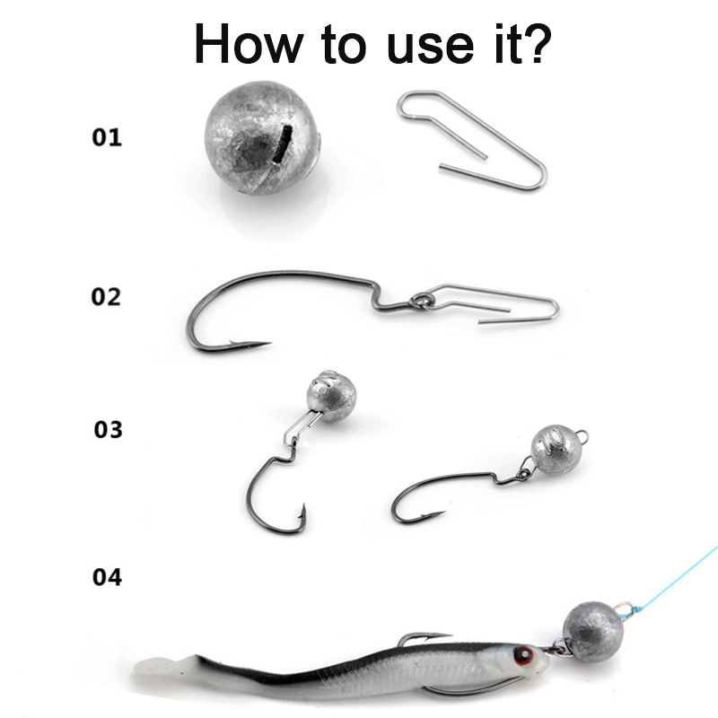 Simpleyi 5pcs/Lot Lead Weight  - Fishing Lure Jig incelemesi ve fiyatı