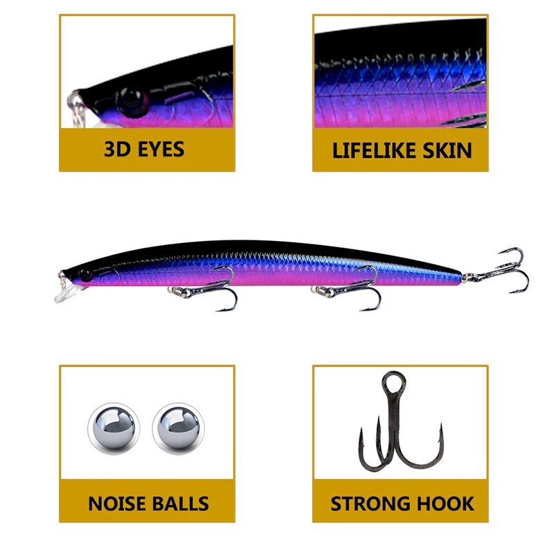 Minnow Fishing Lure Laser Hard - Fishing Lure Crankbait incelemesi ve fiyatı