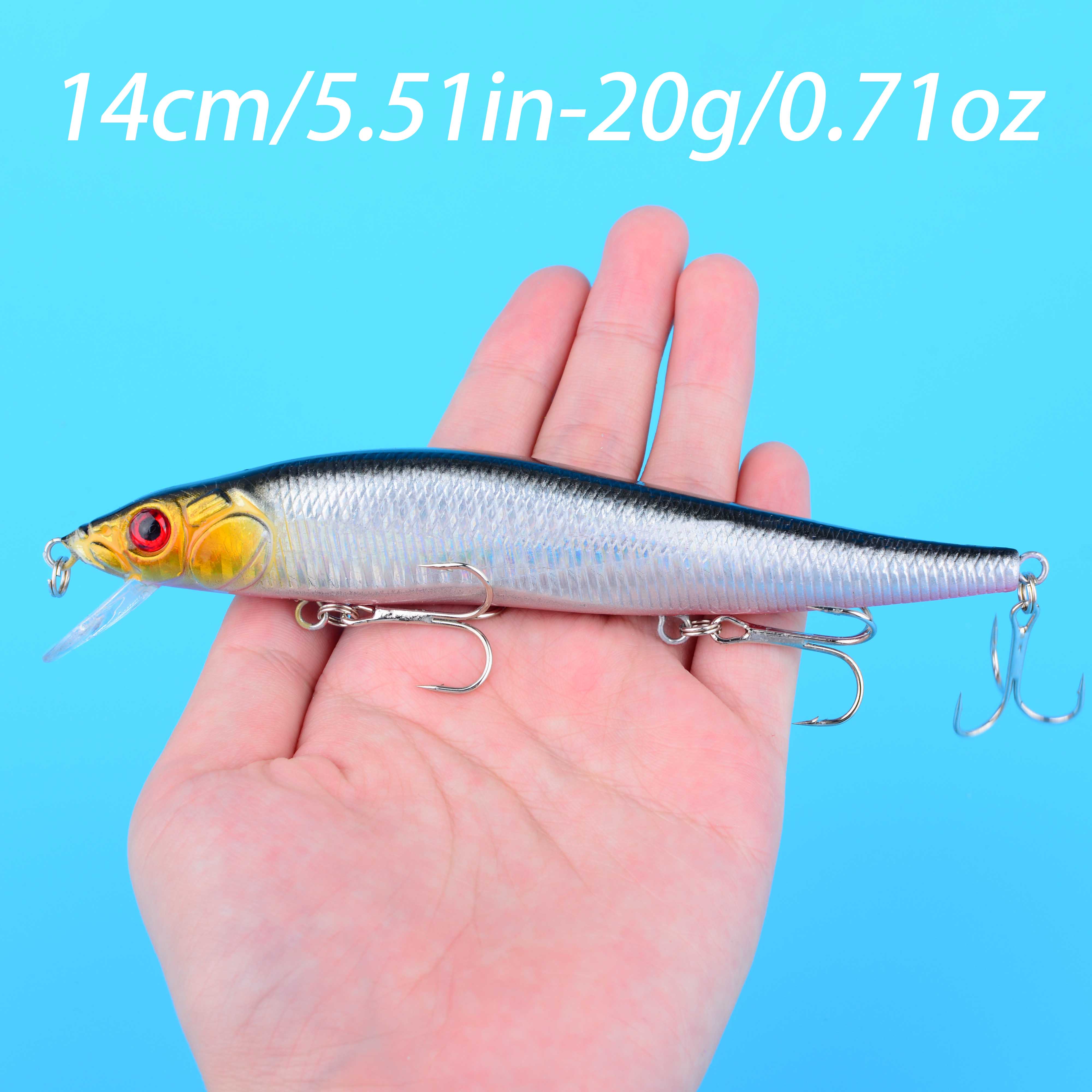 1pc Minnow Fishing Lure Floati - Fishing Lure Jerkbait incelemesi ve fiyatı