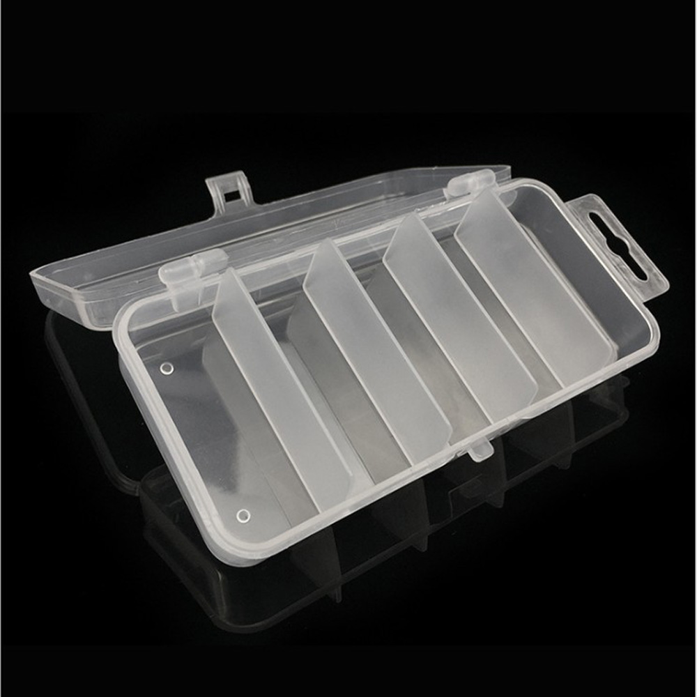 1pcs Transparent Plastic Stora - Fishing Lure Spoon incelemesi ve fiyatı
