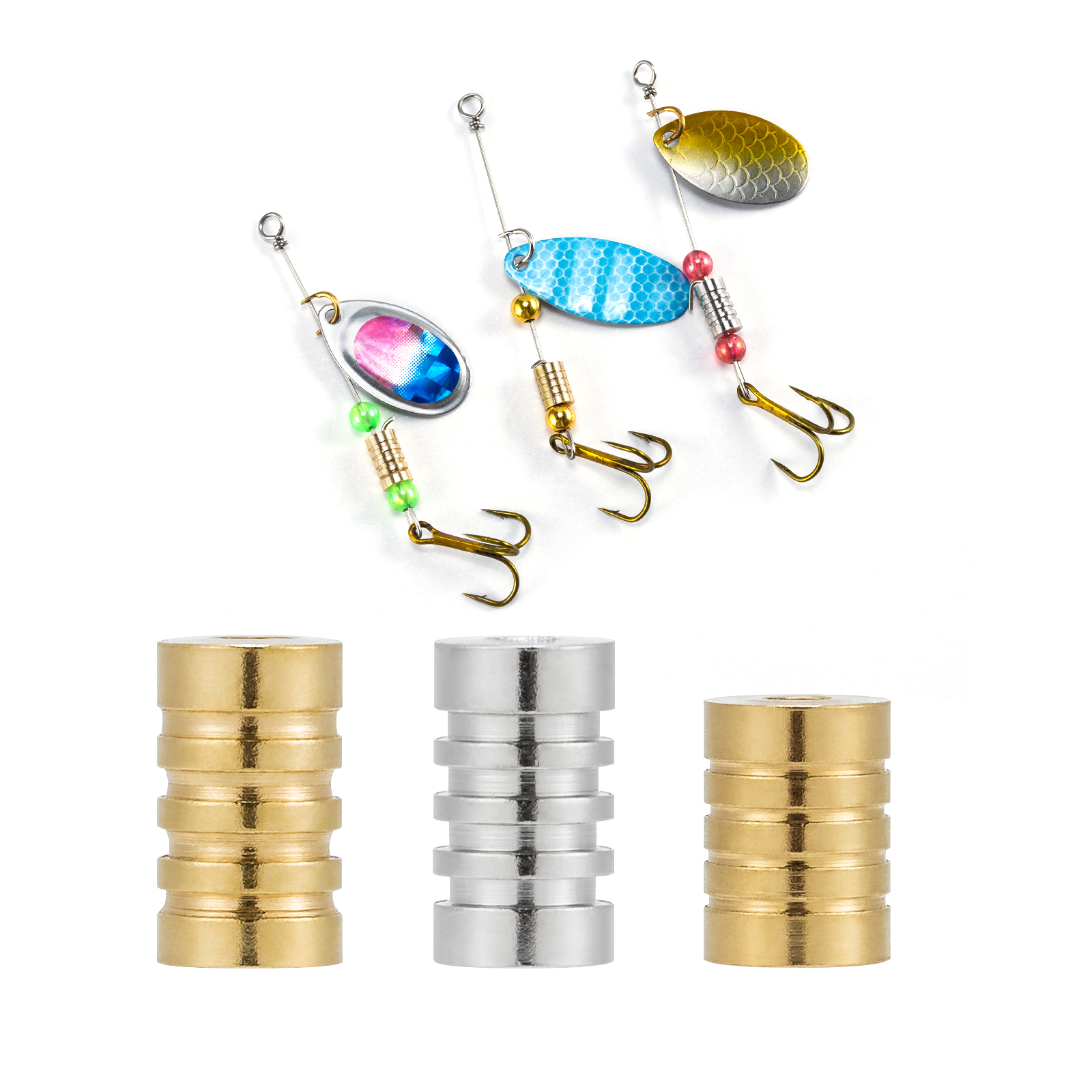 10PCS Fishing Spinner Bead Lur - Fishing Lure Spinner incelemesi ve fiyatı