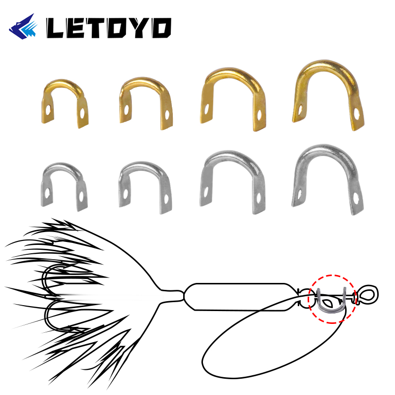 LETOYO 100pcs Folded Clevises  - Fishing Lure Spoon incelemesi ve fiyatı