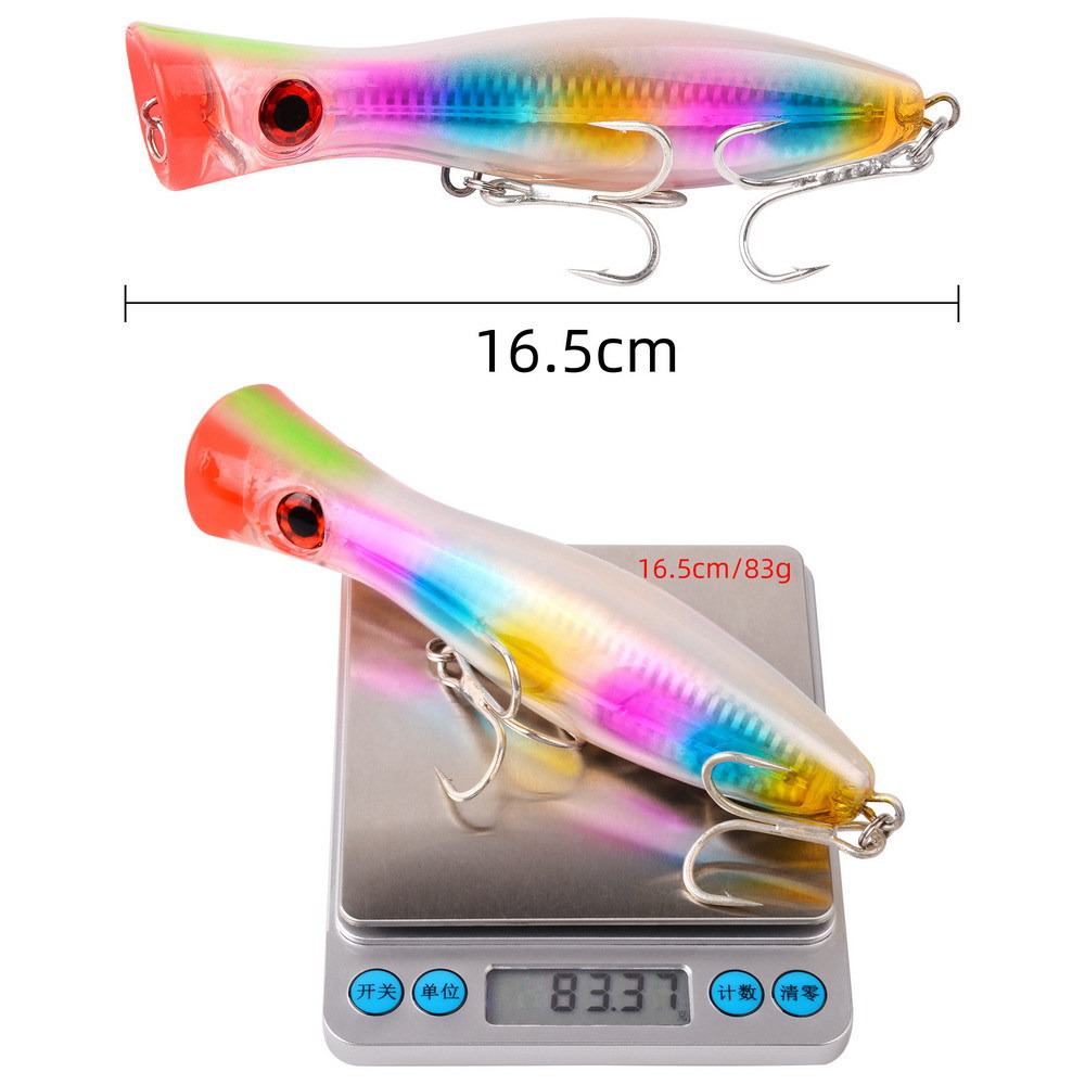 1pc 43g/83g Big Popper Floatin - Fishing Lure Popper incelemesi ve fiyatı