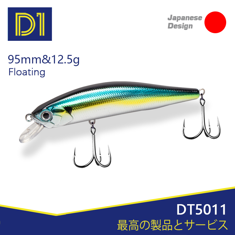 D1 Floating Minnow 95mm/12.5g  - Fishing Lure Jerkbait incelemesi ve fiyatı