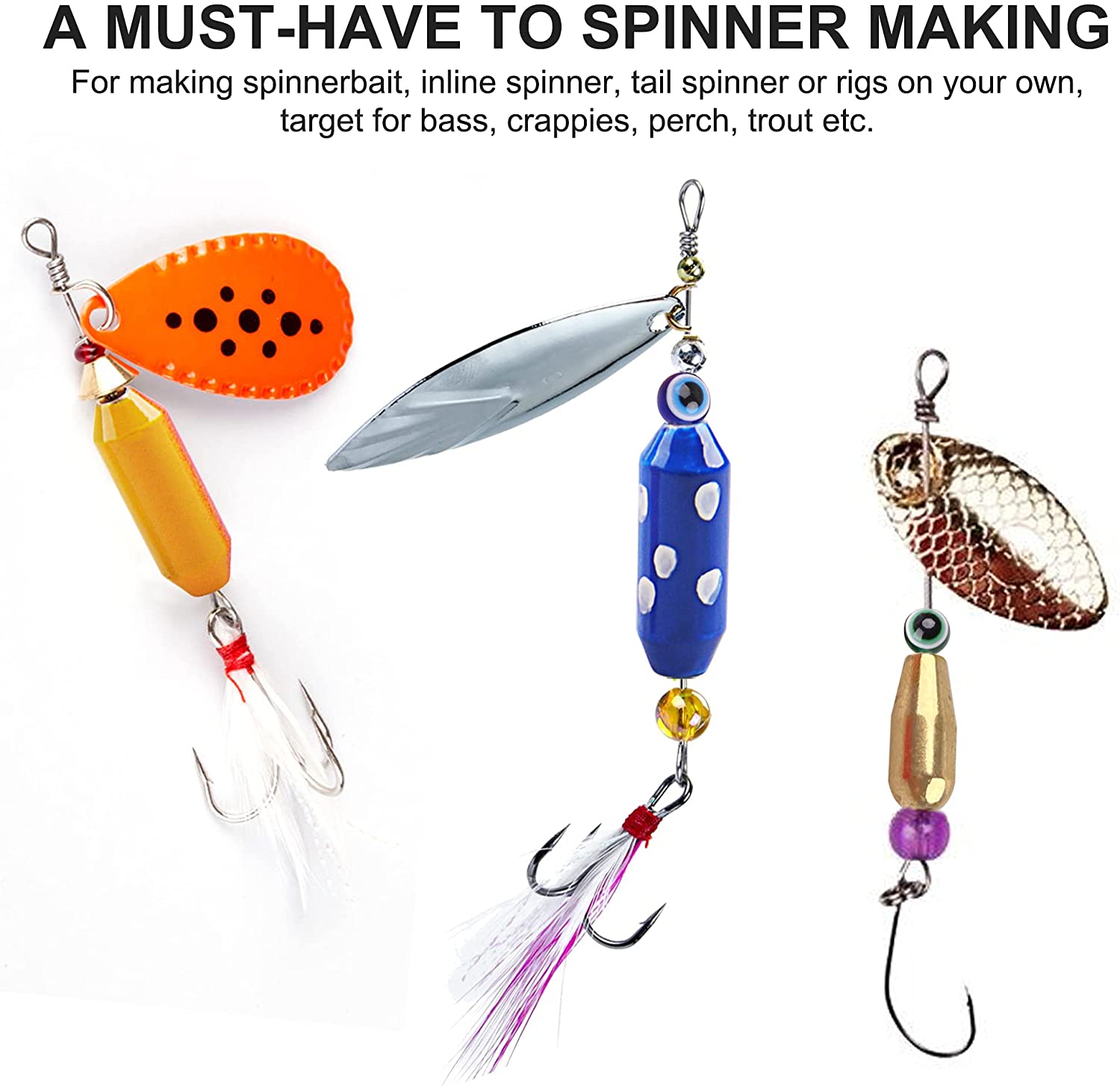 10pcs Fishing Brass Spinner Lu - Fishing Lure Spinner incelemesi ve fiyatı