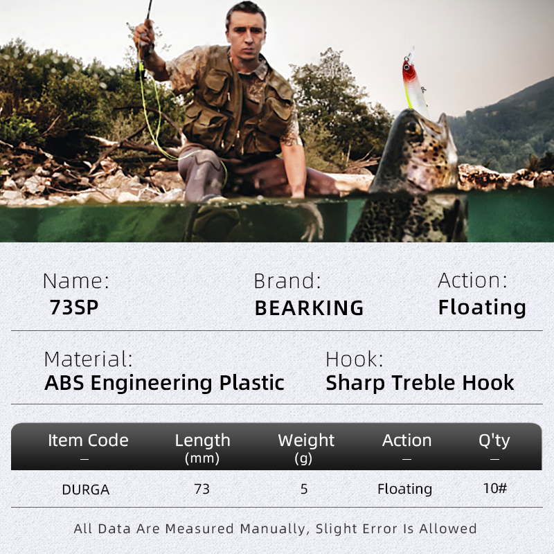 BEARKING New model 73mm 5g pro - Fishing Lure Crankbait incelemesi ve fiyatı