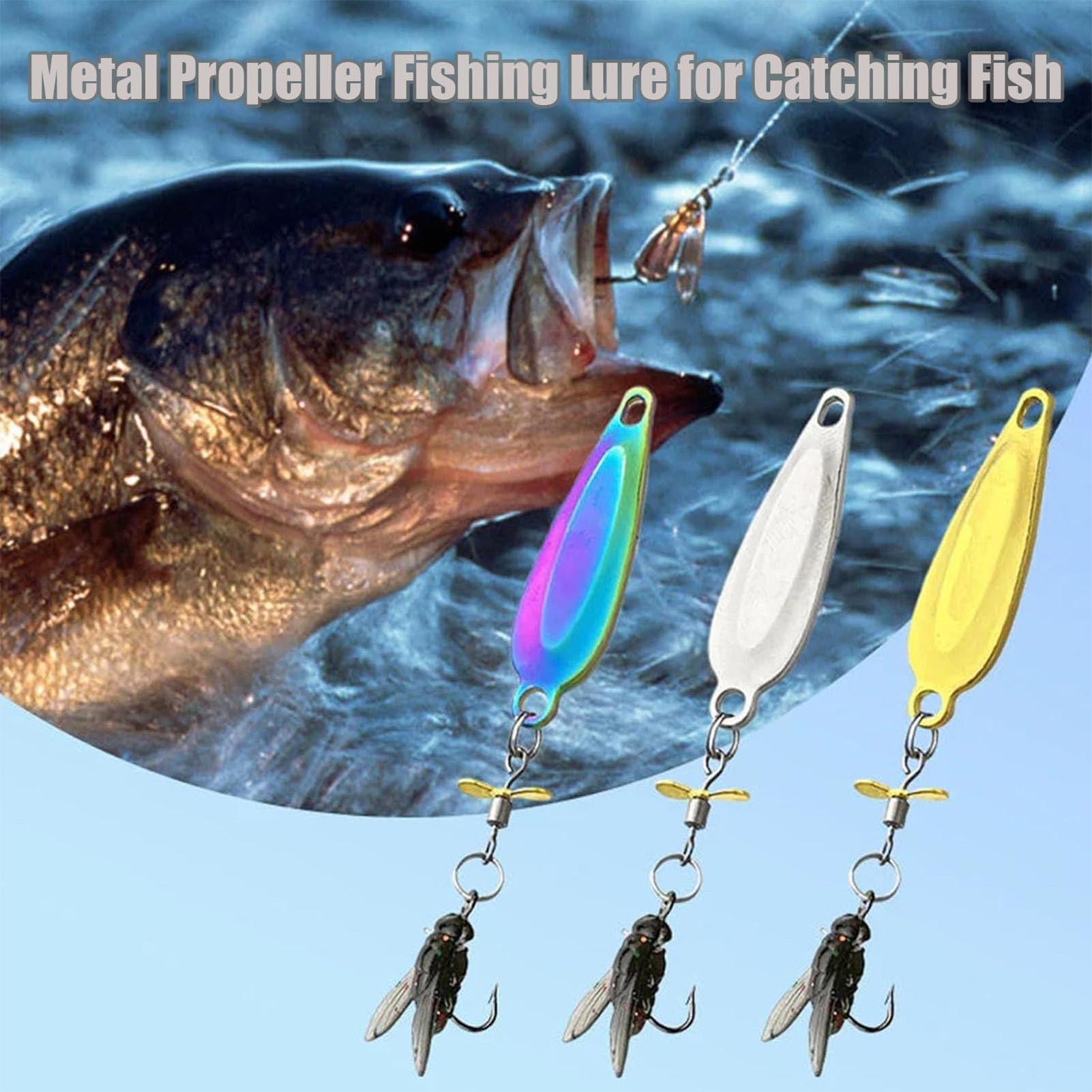 3 Pack Metal Spinner Baits 3D  - Fishing Lure Blade Bait incelemesi ve fiyatı