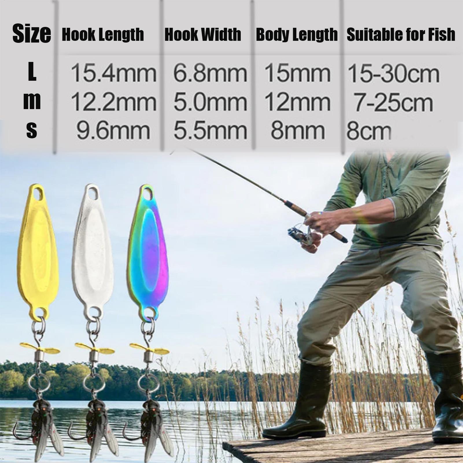 3 Pack Metal Spinner Baits 3D  - Fishing Lure Blade Bait incelemesi ve fiyatı