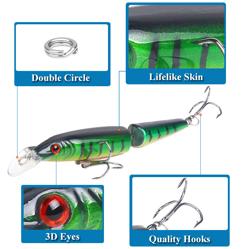 1Pcs Lifelike Artificial Crank - Fishing Lure Popper incelemesi ve fiyatı