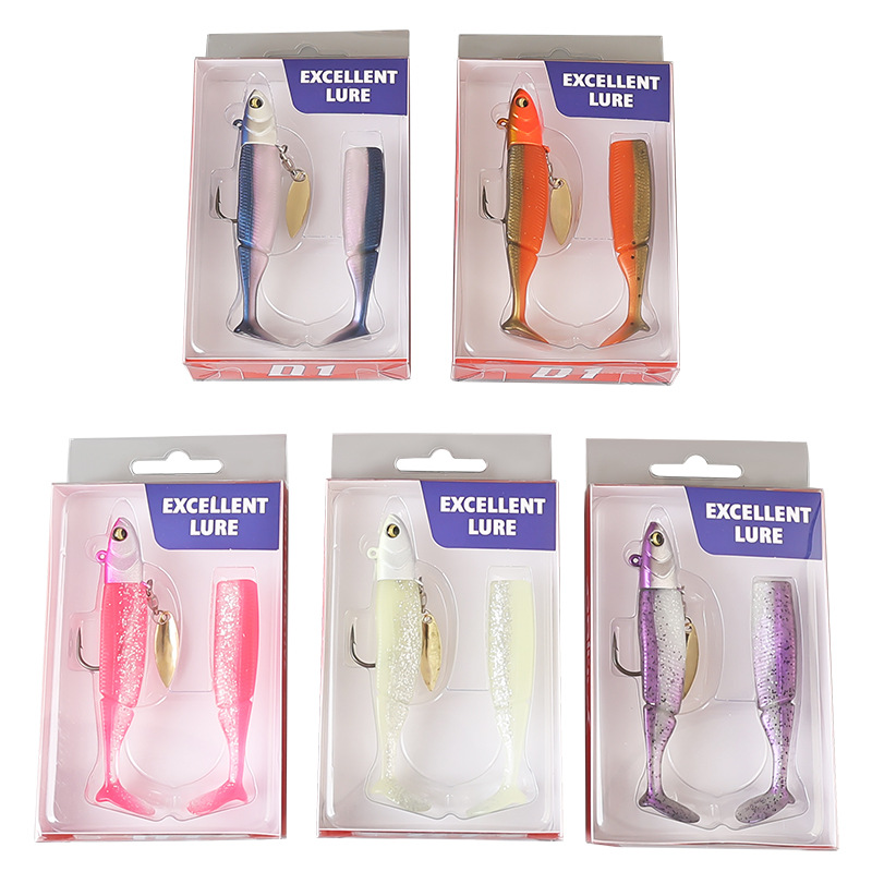 1Pcs Soft Swimbait Fishing Lur - Fishing Lure Blade Bait incelemesi ve fiyatı