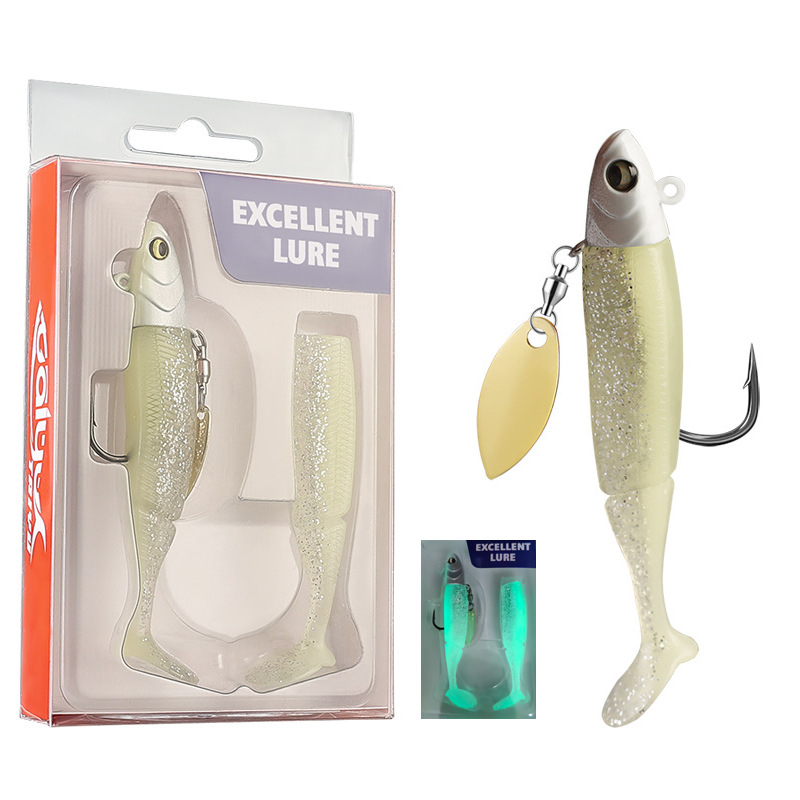 1Pcs Soft Swimbait Fishing Lur - Fishing Lure Blade Bait incelemesi ve fiyatı