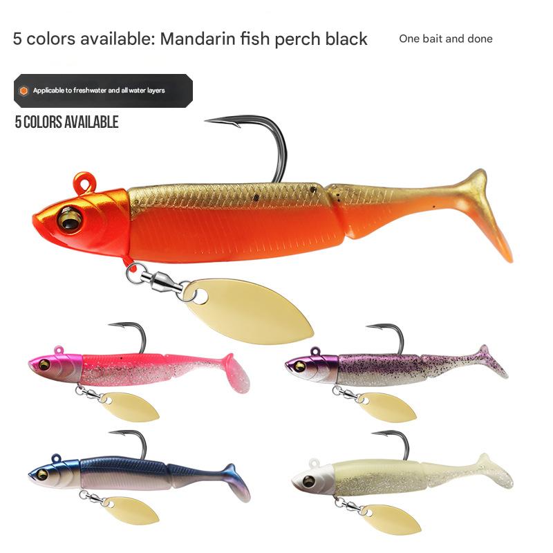 1Pcs Soft Swimbait Fishing Lur - Fishing Lure Blade Bait incelemesi ve fiyatı
