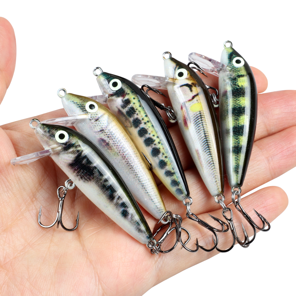 5cm 5g Sinking Minnow Wobblers - Fishing Lure Jerkbait incelemesi ve fiyatı