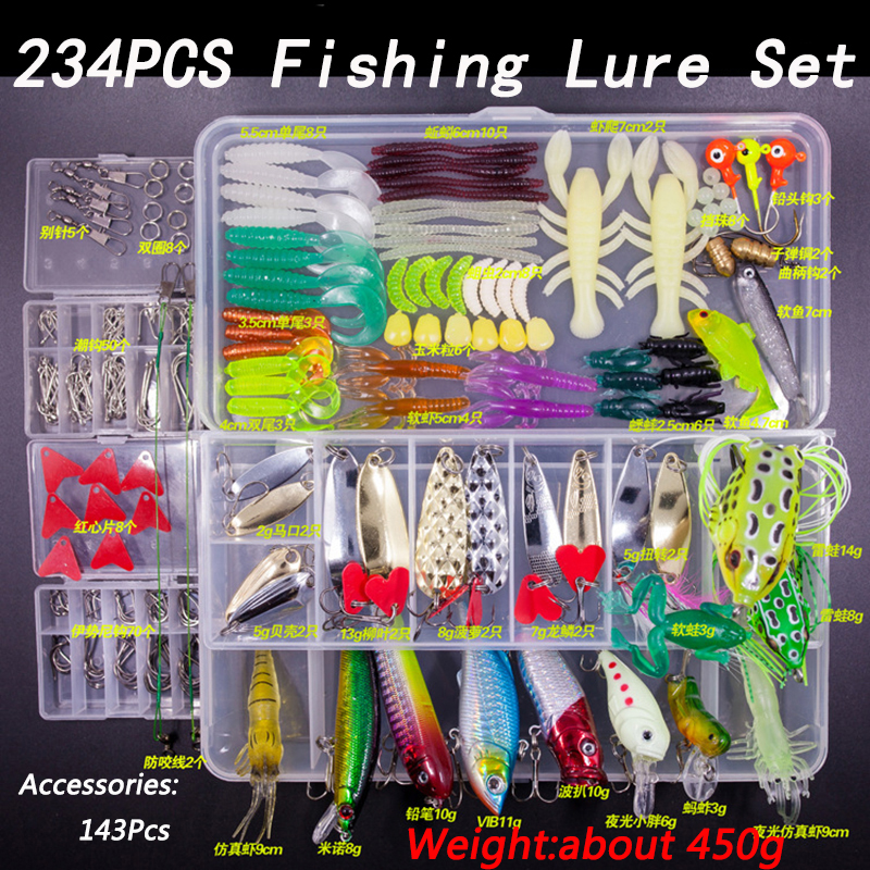 Fishing Lure Kit Soft and Hard - Fishing Lure Crankbait incelemesi ve fiyatı