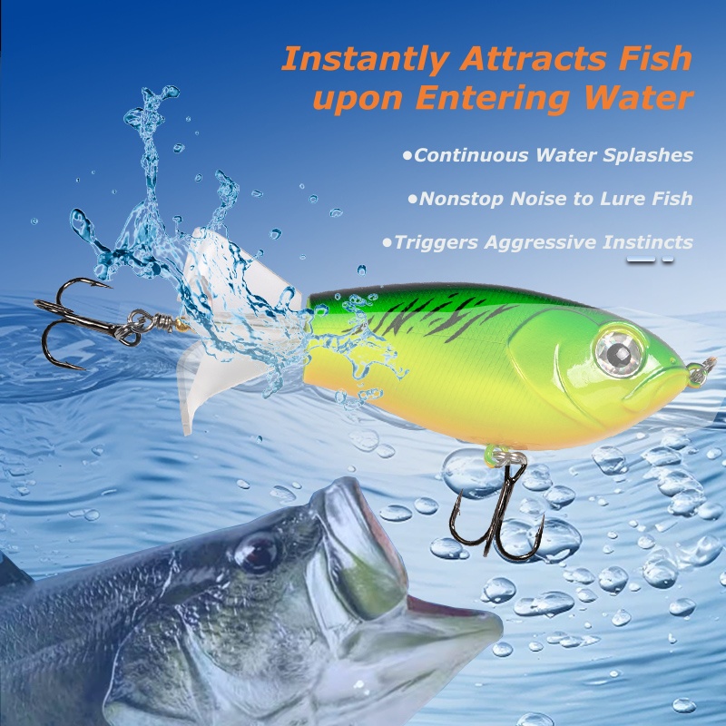 Wondersee 3-Blade Topwater Fis - Fishing Lure Blade Bait incelemesi ve fiyatı