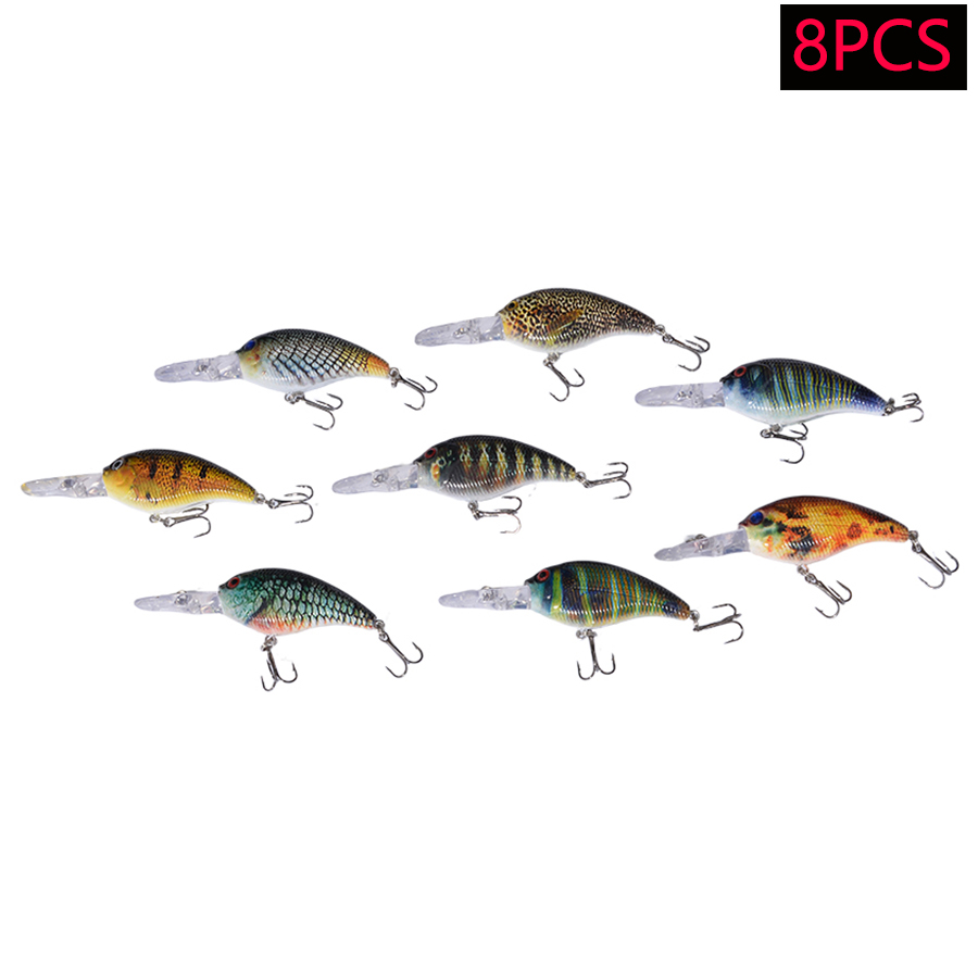 8pcs Jerkbait Minnow ABS Hard  - Fishing Lure Jerkbait incelemesi ve fiyatı