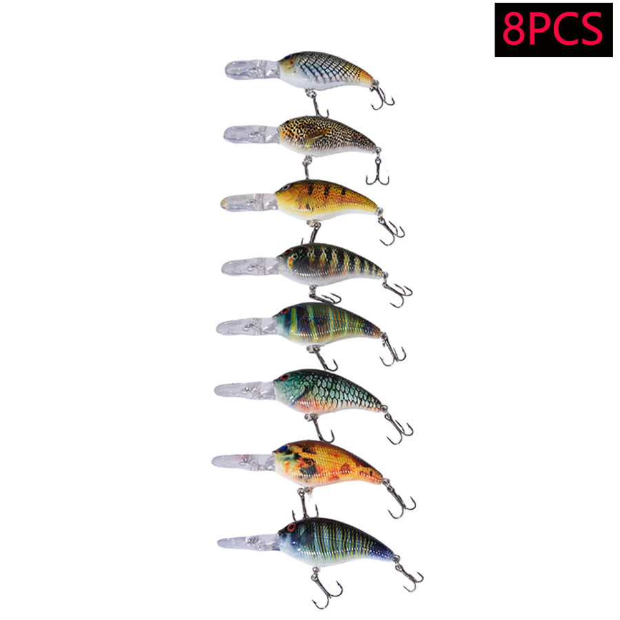 8pcs Jerkbait Minnow ABS Hard  - Fishing Lure Jerkbait incelemesi ve fiyatı