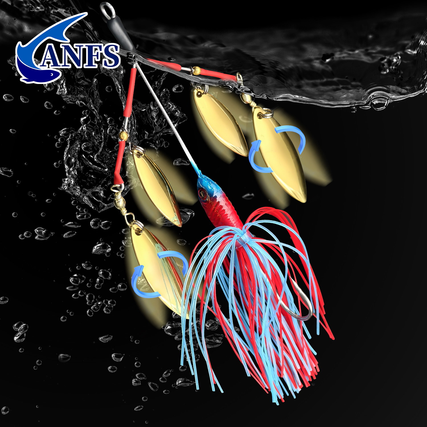 ANFS 1pc Fishing Lure Multi-Bl - Fishing Lure Blade Bait incelemesi ve fiyatı