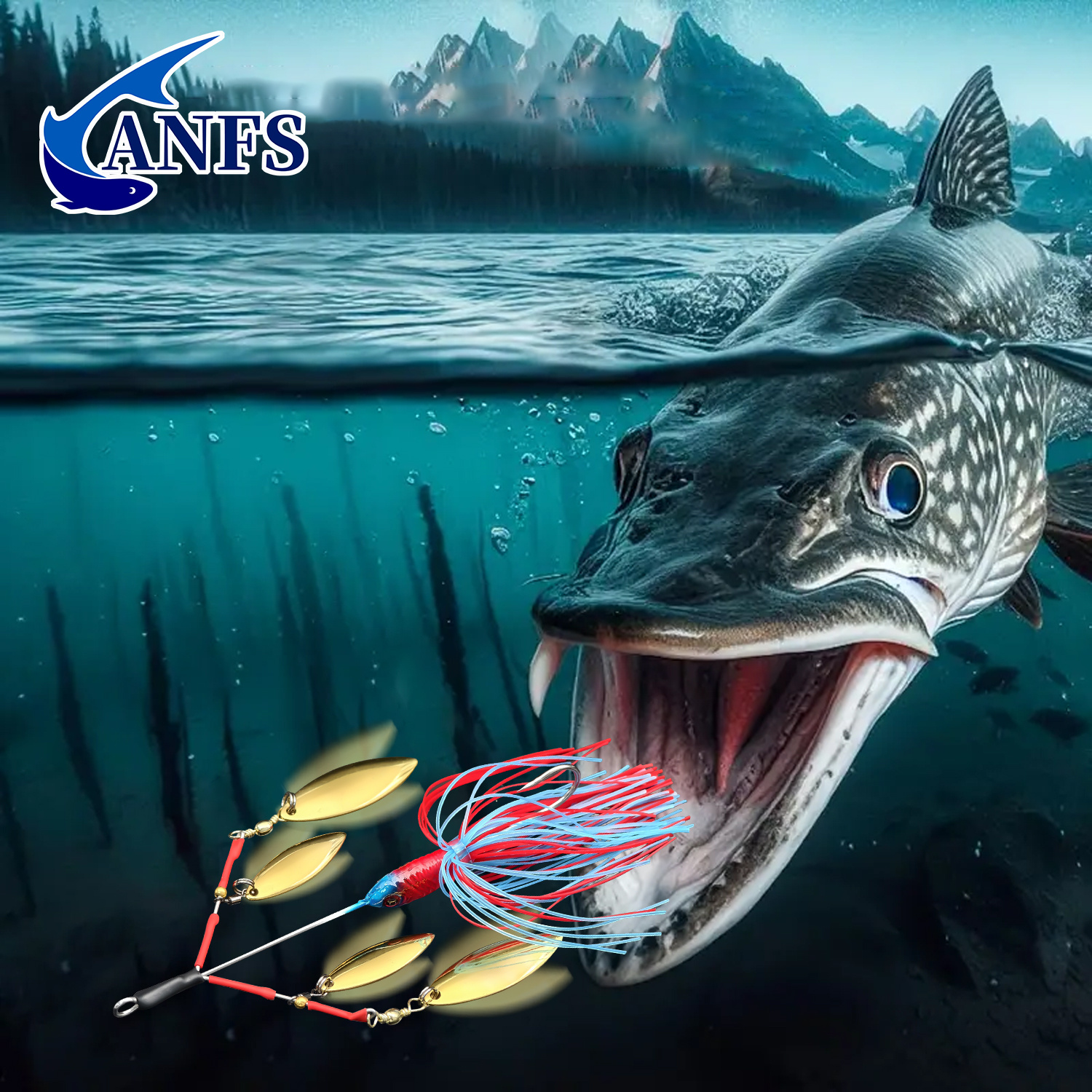 ANFS 1pc Fishing Lure Multi-Bl - Fishing Lure Blade Bait incelemesi ve fiyatı