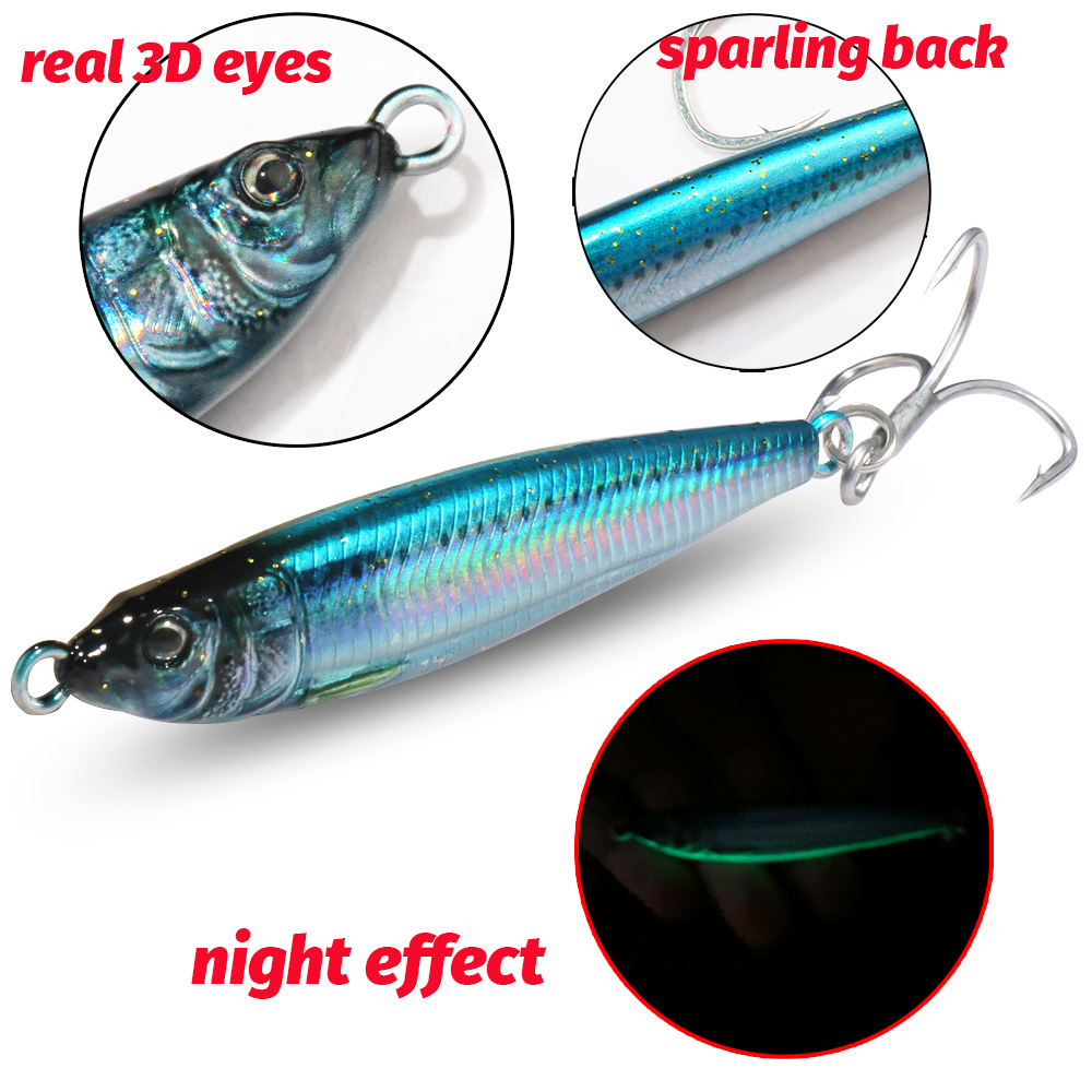 GOBAIT Metal Jig Lure 20g 30g  - Fishing Lure Blade Bait incelemesi ve fiyatı