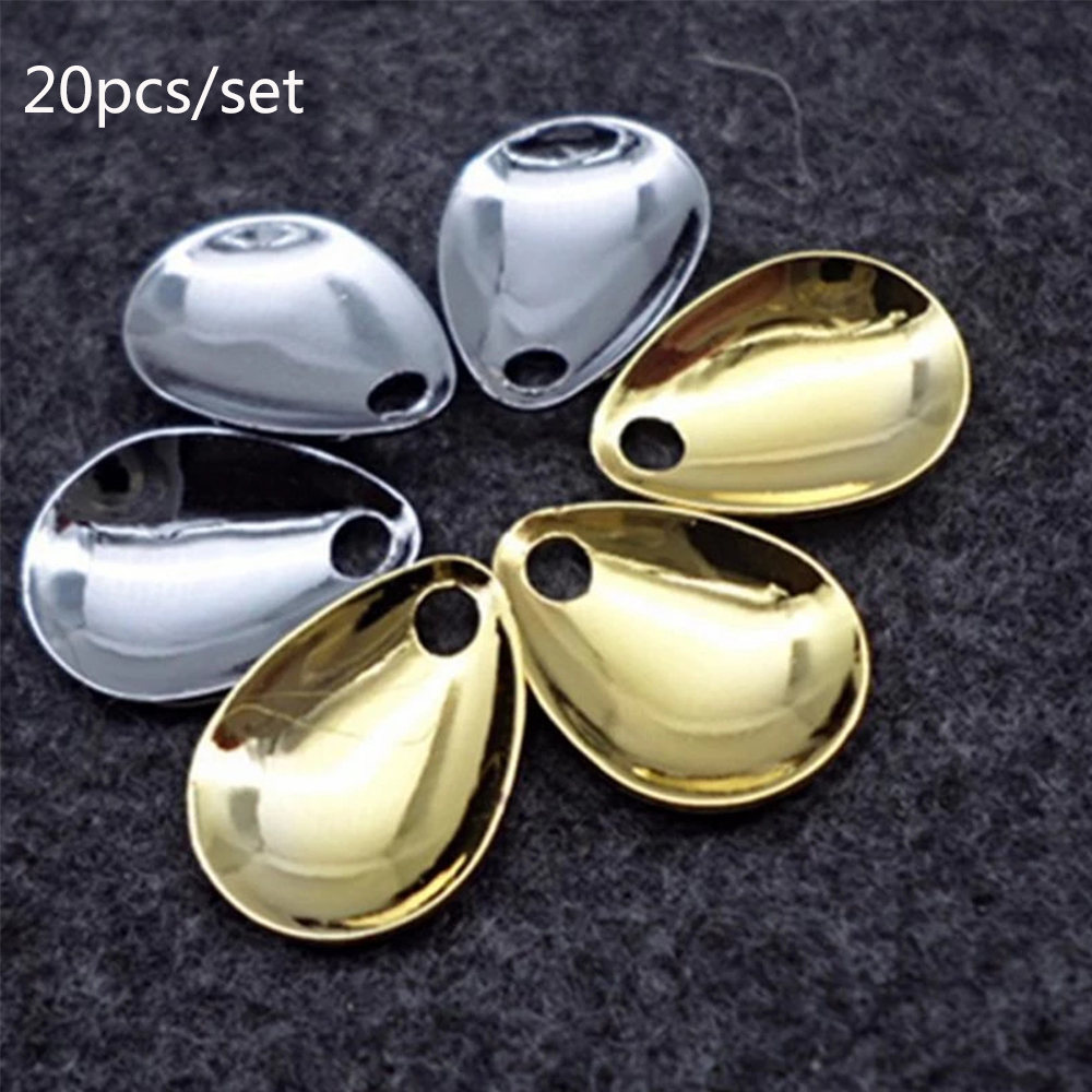 20pcs/lot Fishing Spinner Ring - Fishing Lure Spoon incelemesi ve fiyatı