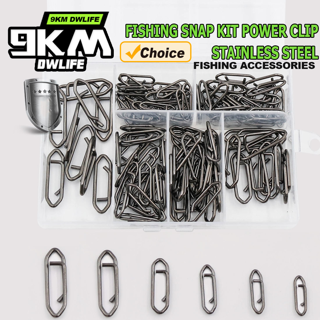 9KM Fishing Snap Kit 110pcs Po - Fishing Lure Making Kit incelemesi ve fiyatı