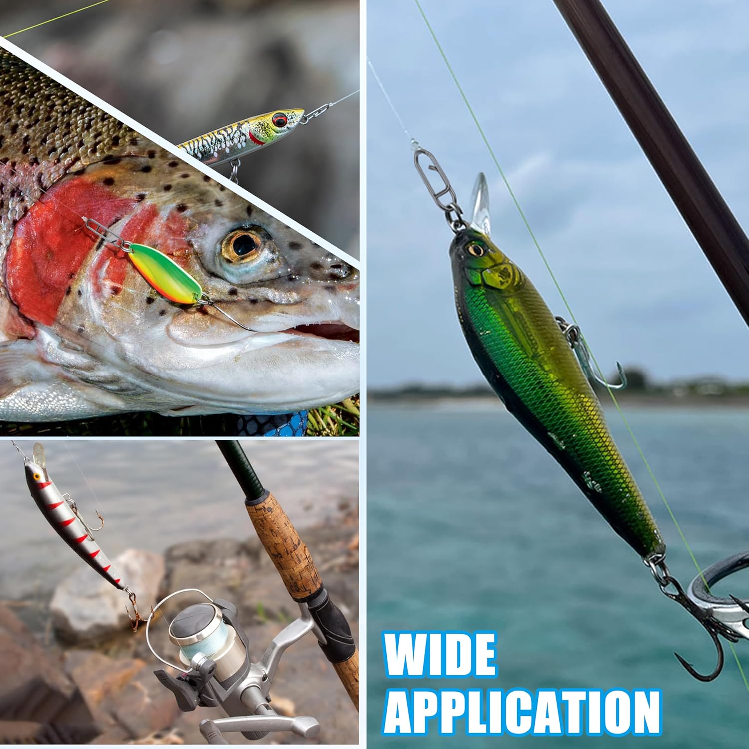 9KM Fishing Snap Kit 110pcs Po - Fishing Lure Making Kit incelemesi ve fiyatı