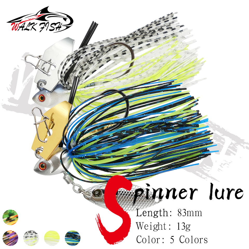 WALK FISH 1Pcs 13g 83mm Spinne - Fishing Lure Blade Bait incelemesi ve fiyatı
