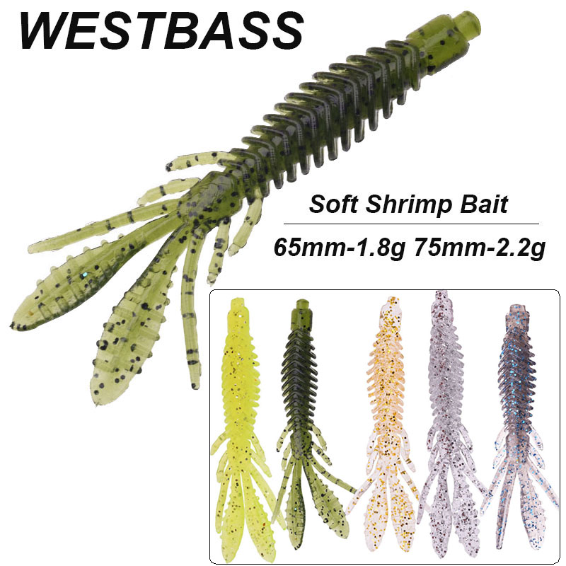 WESTBASS 5PCS Soft Larva Baits - Fishing Lure Soft Plastic incelemesi ve fiyatı