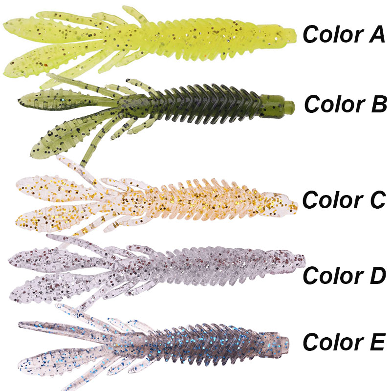 WESTBASS 5PCS Soft Larva Baits - Fishing Lure Soft Plastic incelemesi ve fiyatı