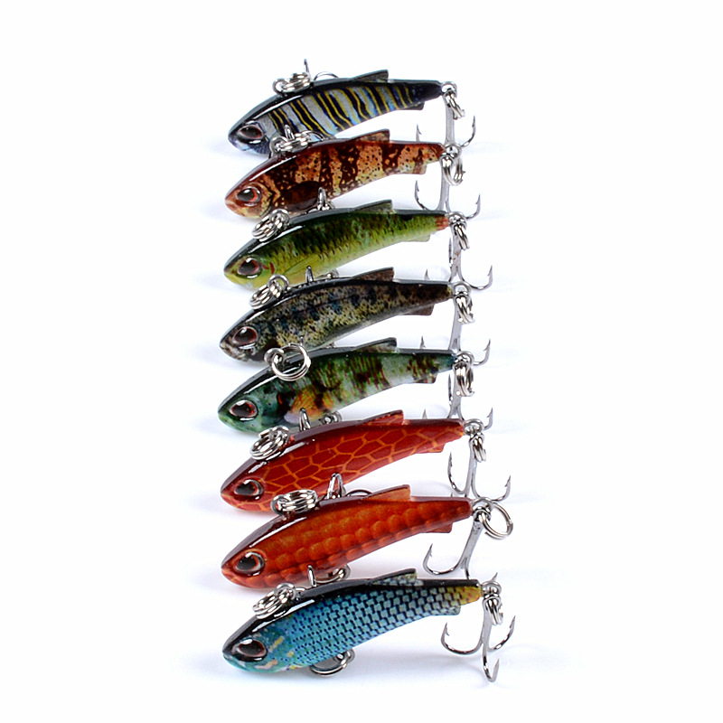 8pcs 4cm 4g Mini Lipless VIB F - Fishing Lure Crankbait incelemesi ve fiyatı