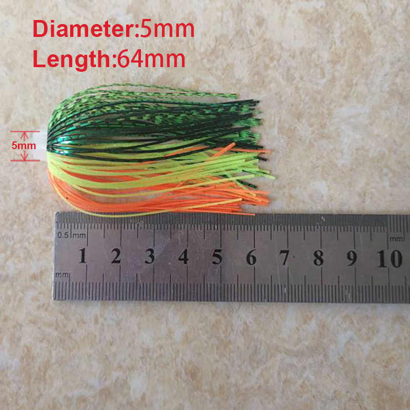 5 pcs/lot  88 Strands  64mm Si - Fishing Lure Buzzbait incelemesi ve fiyatı
