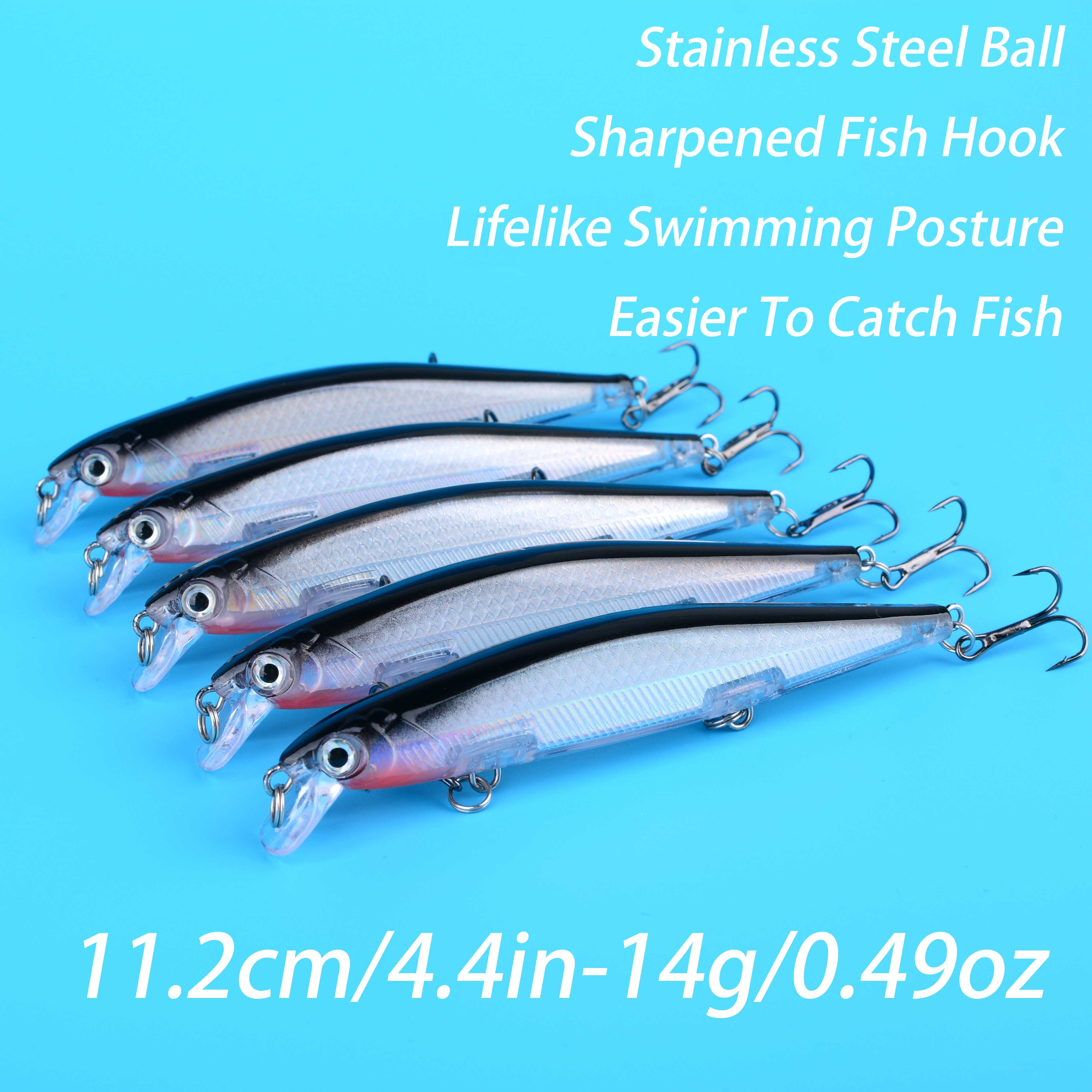 1PC Long Shot 11.2CM/14g Minno - Fishing Lure Crankbait incelemesi ve fiyatı