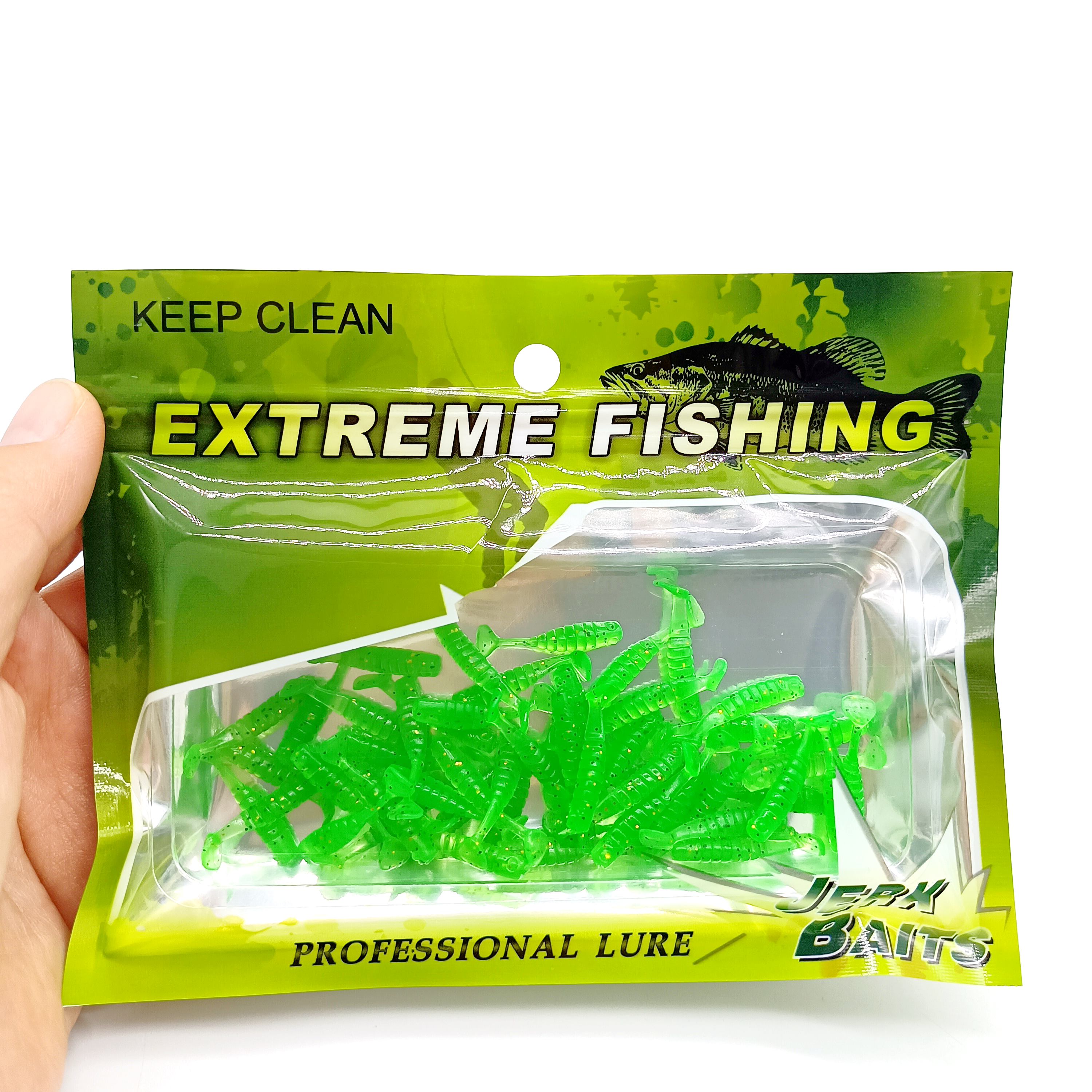 DUODUOYU 50PCS Mini T-tail Sof - Fishing Lure Soft Plastic incelemesi ve fiyatı