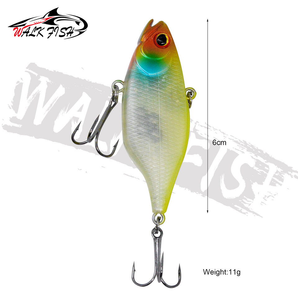 WALK FISH 1PCS 60mm 11g Vibrat - Fishing Lure Crankbait incelemesi ve fiyatı