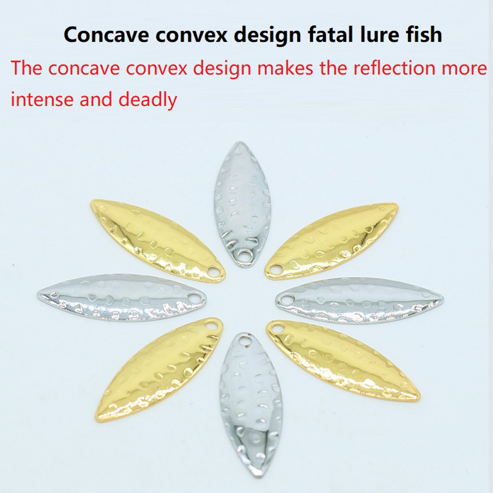 10Pcs/lot Willow leaf Sequin P - Fishing Lure Spoon incelemesi ve fiyatı