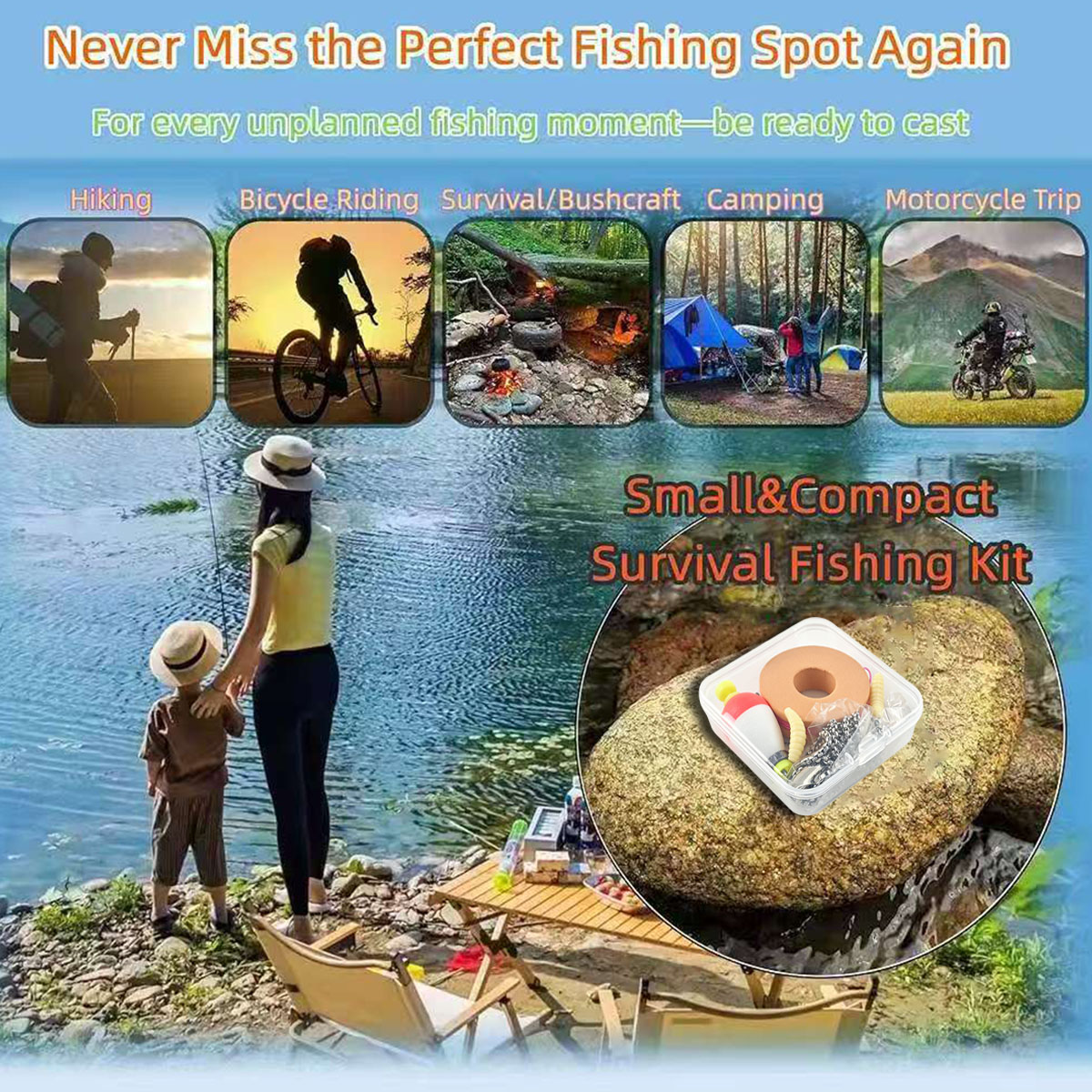 Portable Emergency Fishing Gea - Fishing Lure Box incelemesi ve fiyatı