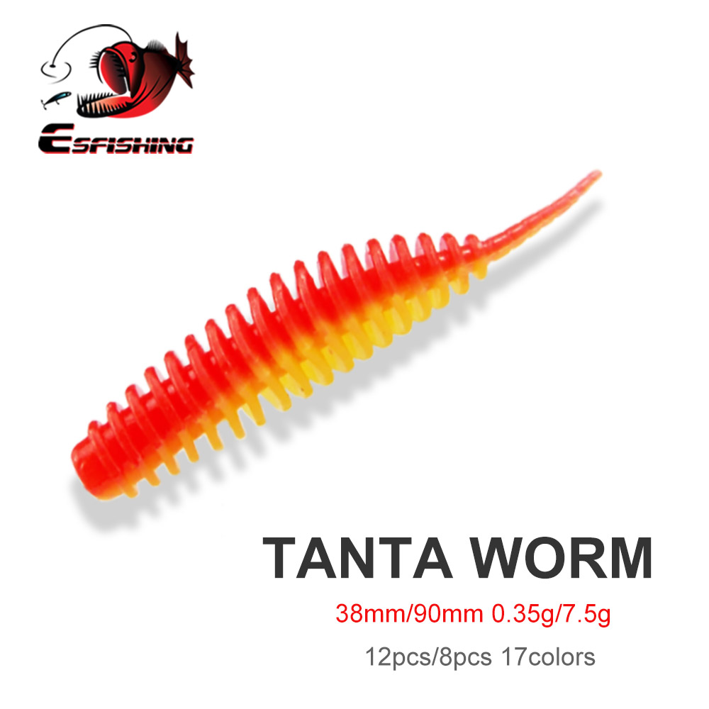 ESFISHING Fishing Tiny Worm Ba - Fishing Lure Soft Plastic incelemesi ve fiyatı