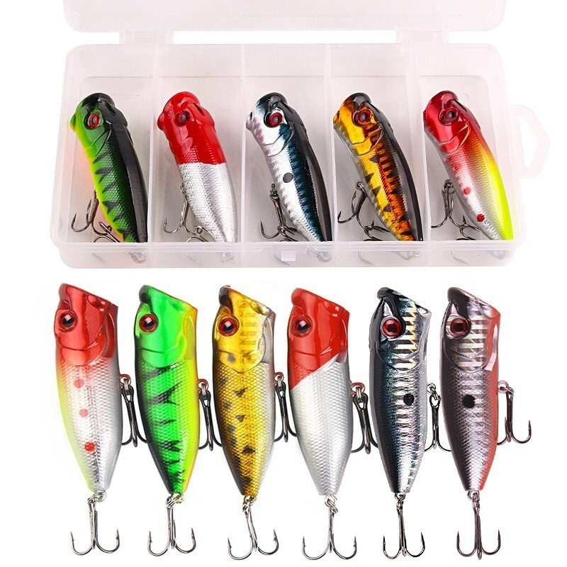 6pcs 6colors（opp bag）/5pcs 5co - Fishing Lure Popper incelemesi ve fiyatı